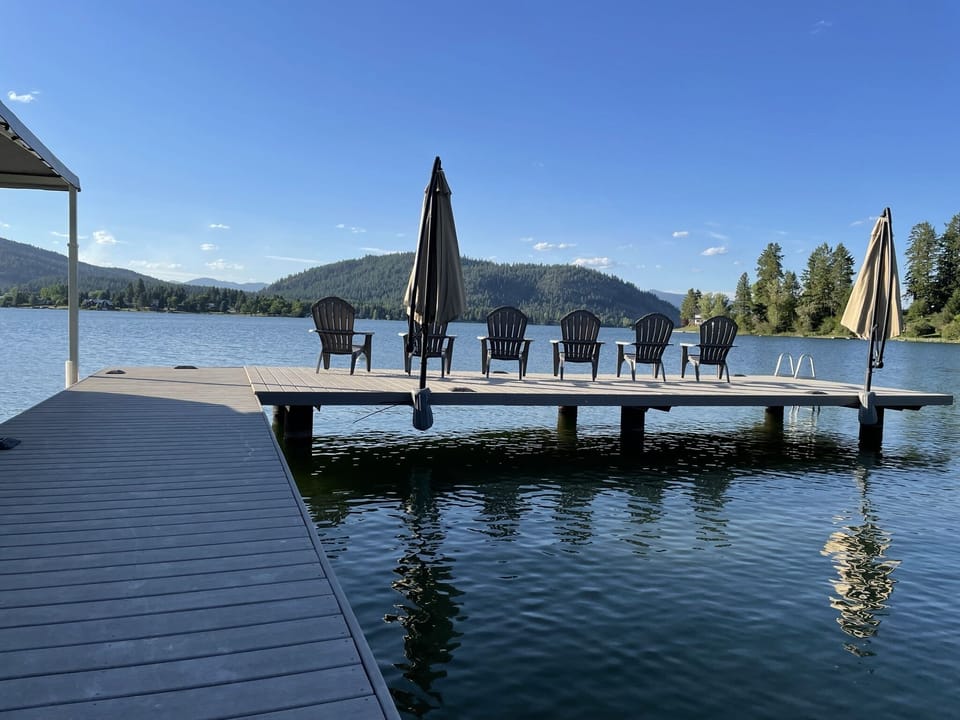 Private Dock & Swimming Area just a short ~600ft walk from the house.