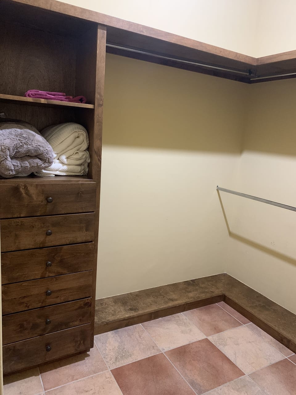 Master bedroom closet
