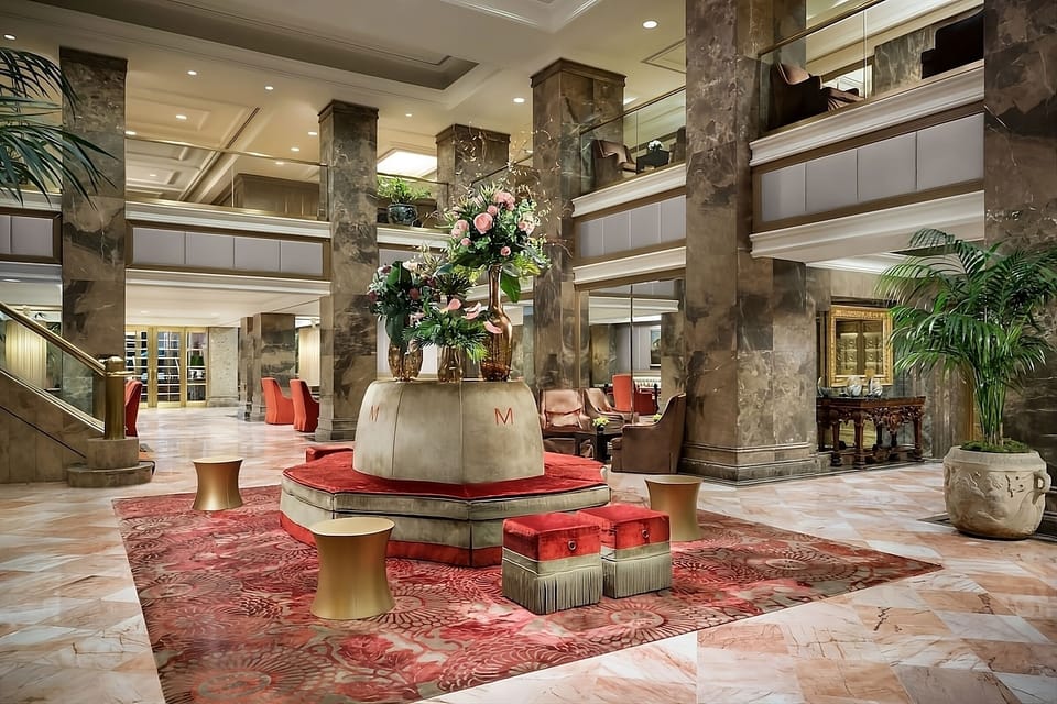 Gather in elegant lounge areas for quiet chats and planning.