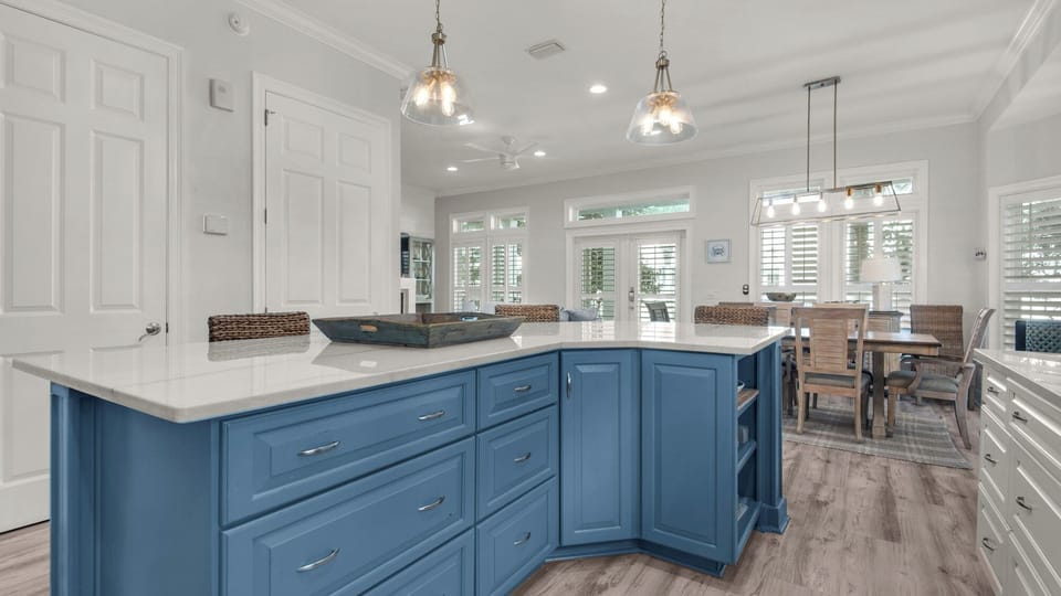 Our Blue Haven Kitchen and Dinning Area