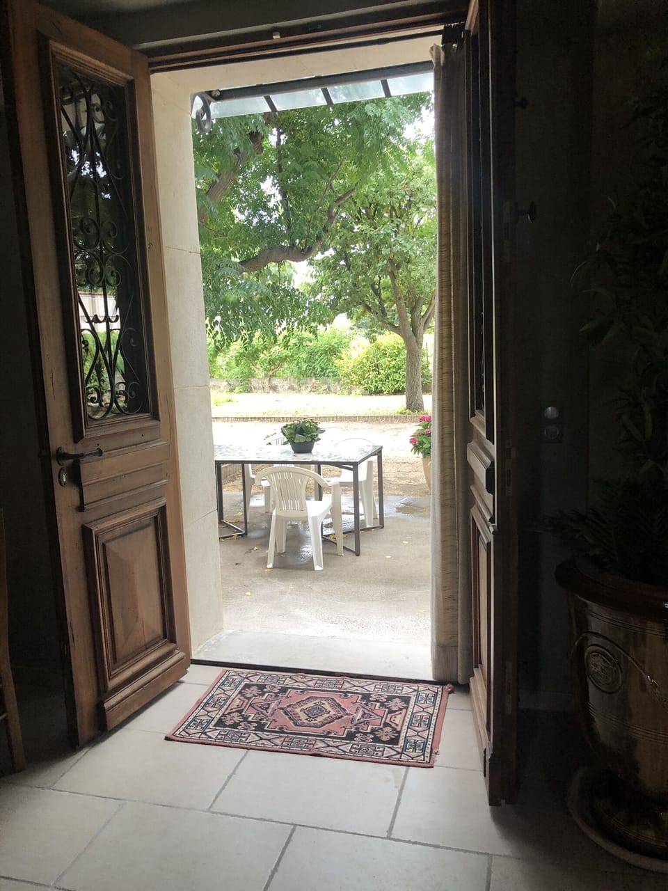 View from inside out