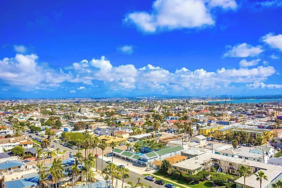 East view from rooftop of MIssion Bay