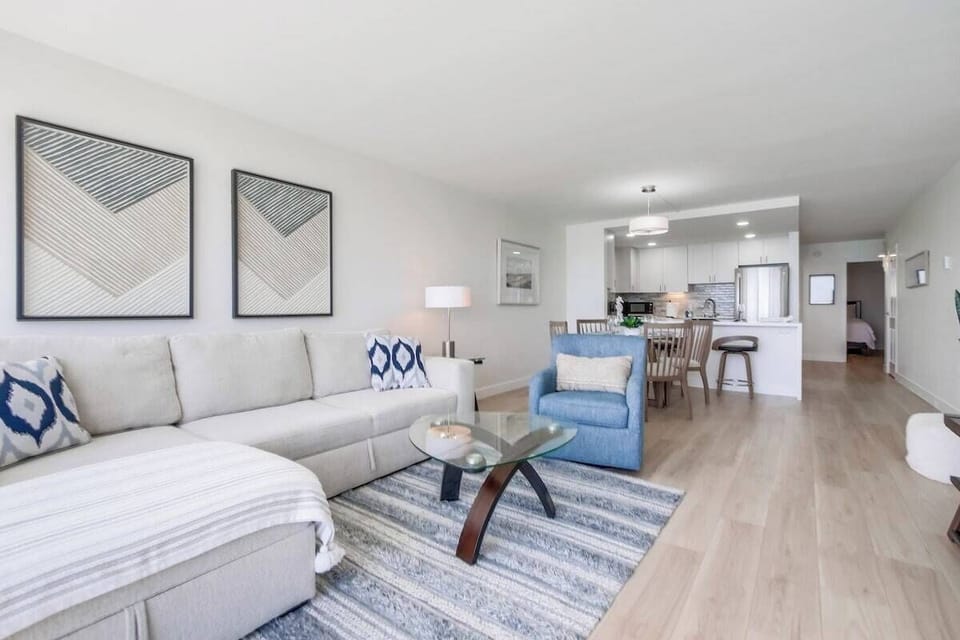 Curl up on the pull out (queen) sleeper sofa and drift to sleep with the sounds of the waves!