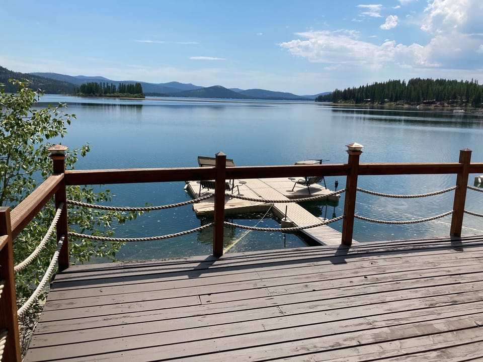 Views for days! Lower deck and dock.