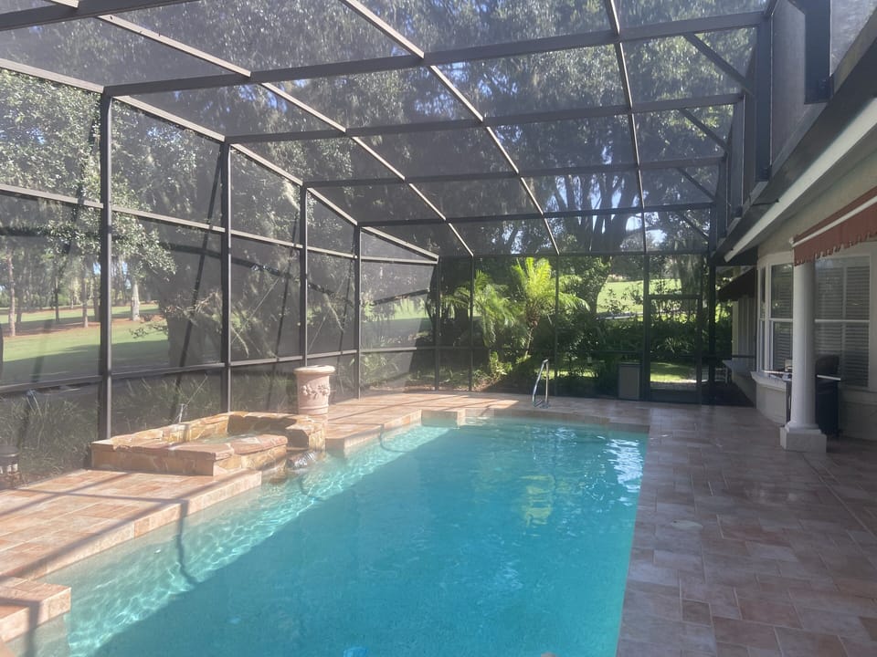 Pool/lanai area