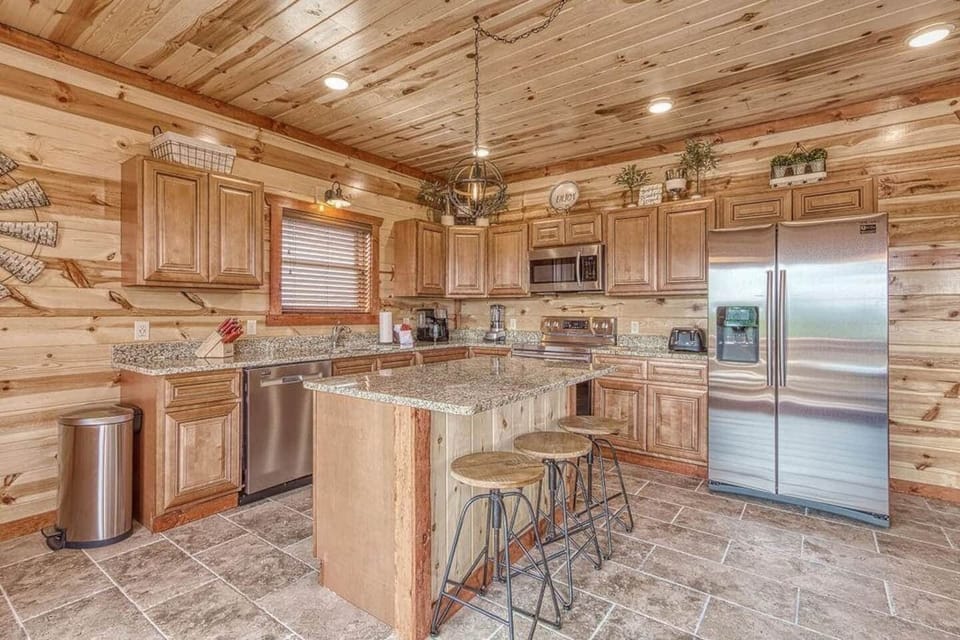 Fully stocked kitchen