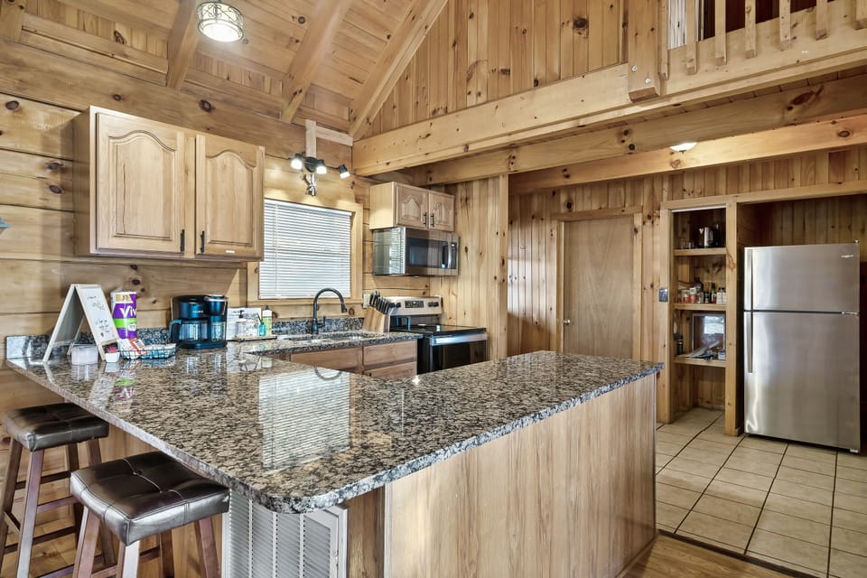 Feeling like cooking at home? Enjoy the stainless steel appliances