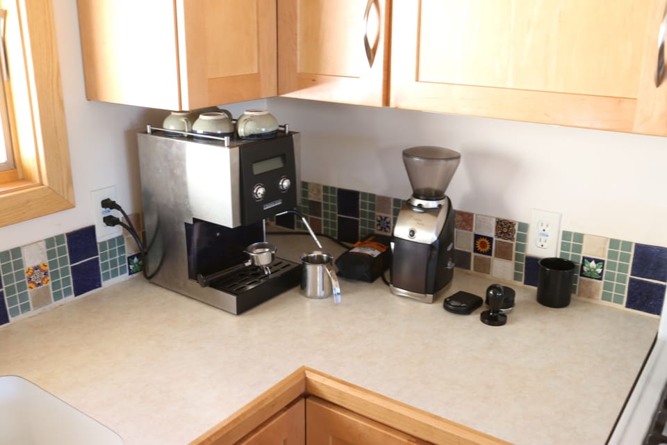 Espresso coffee setup