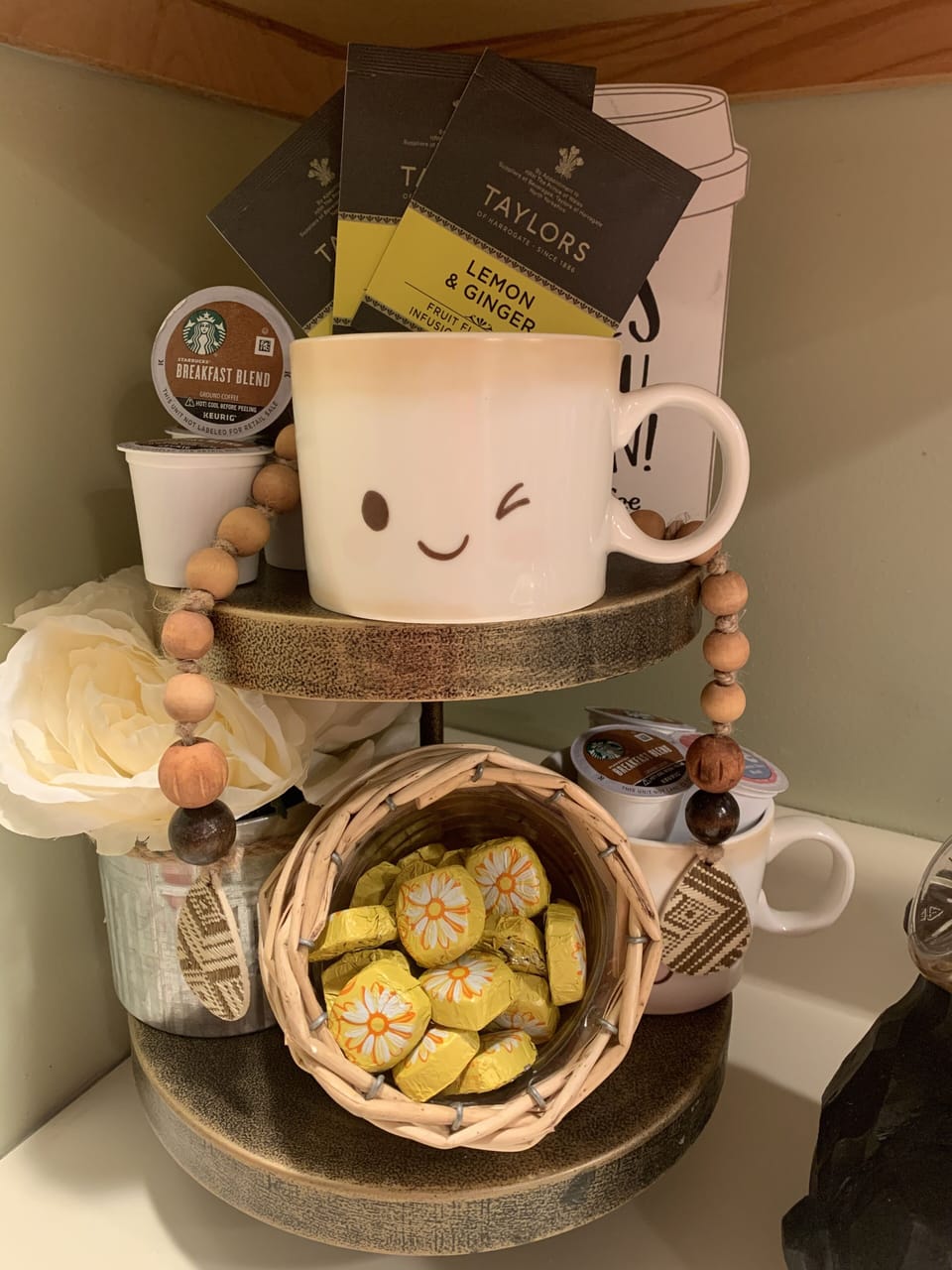 complimentary coffee and tea! 