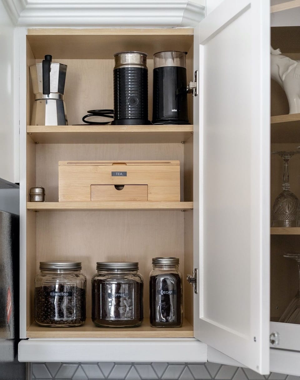 Multiple options of Organic & fair trade coffee and tea.