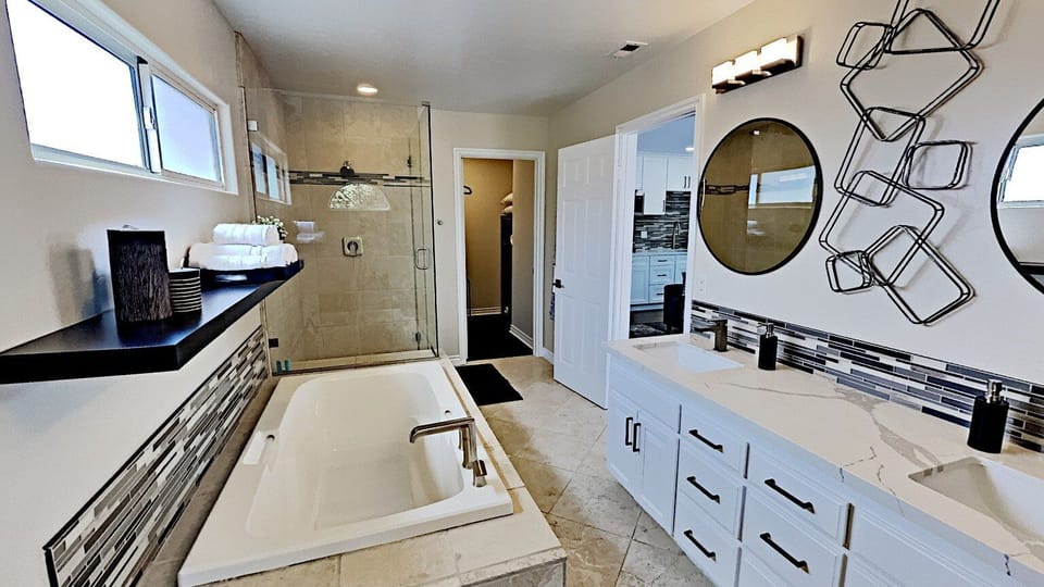 Updated bathroom