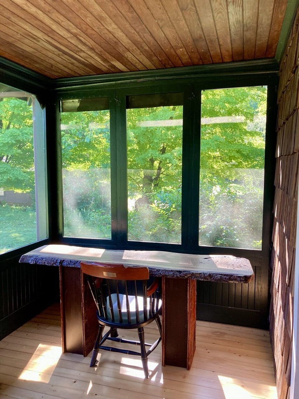 Screened in Porch on north side of house. 