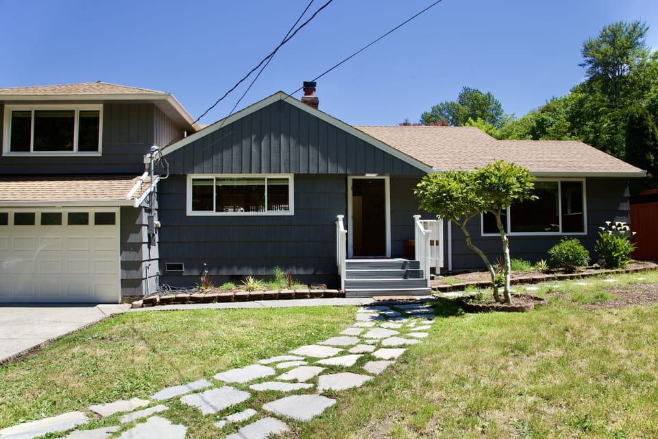 Front view of house