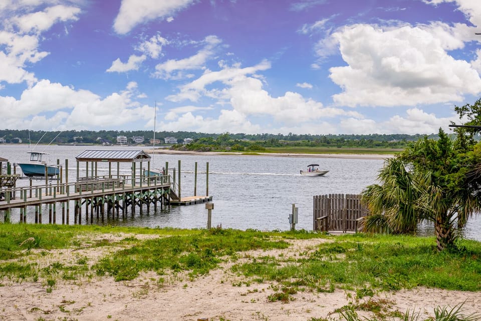 *View is from the front porch. Lot across street is not part of the property. 