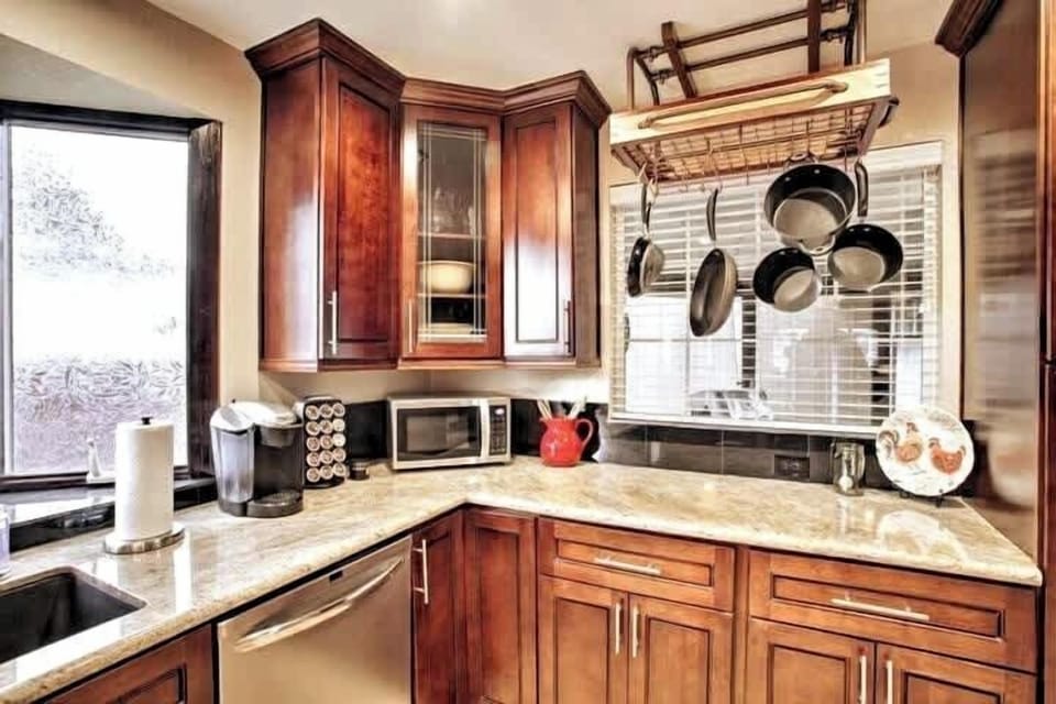 Kitchen- New Pots and Pans. 