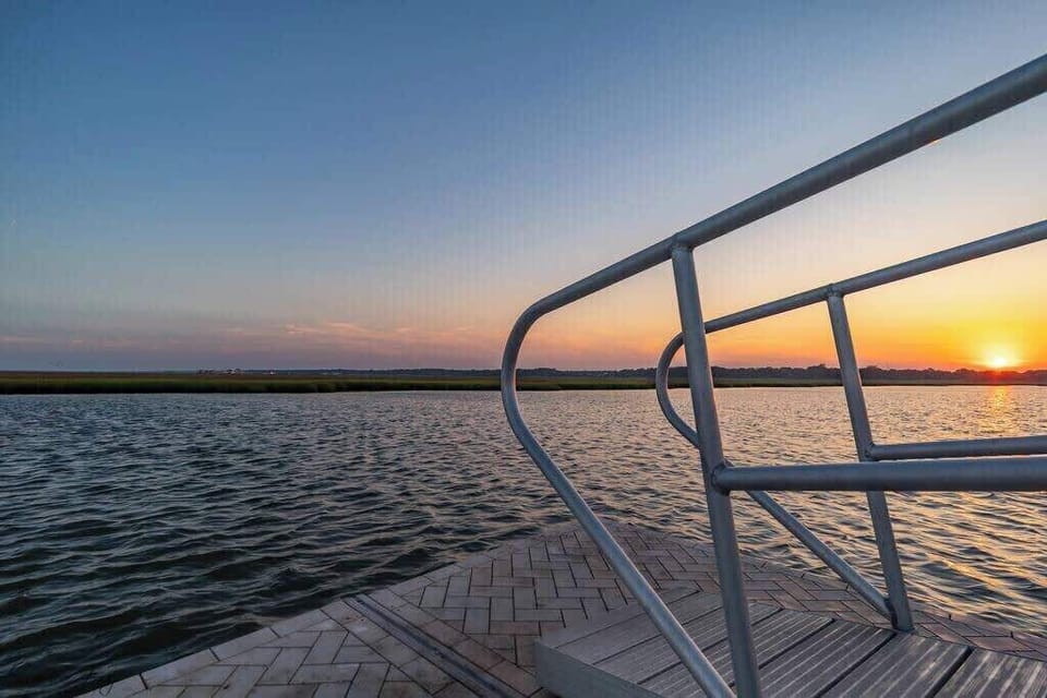 Unobstructed back bay views with breathtaking sunsets over the water every evening.
