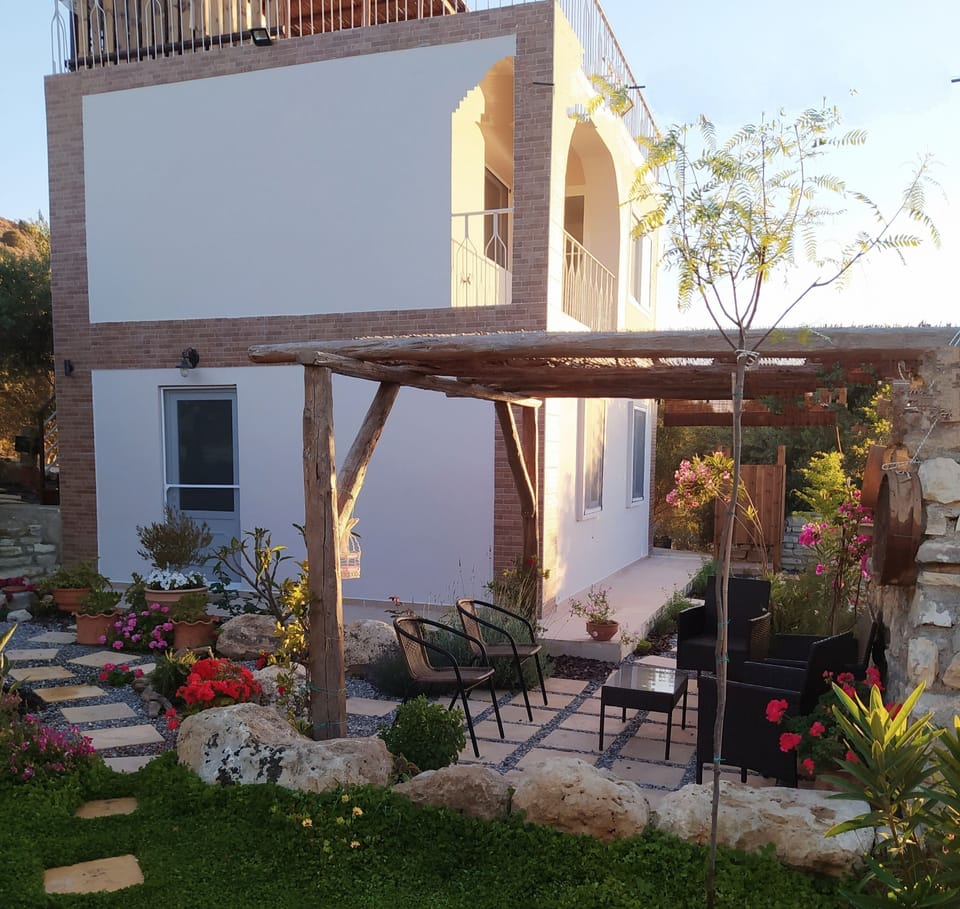 Enjoy a three level house located in the heart of cretan nature