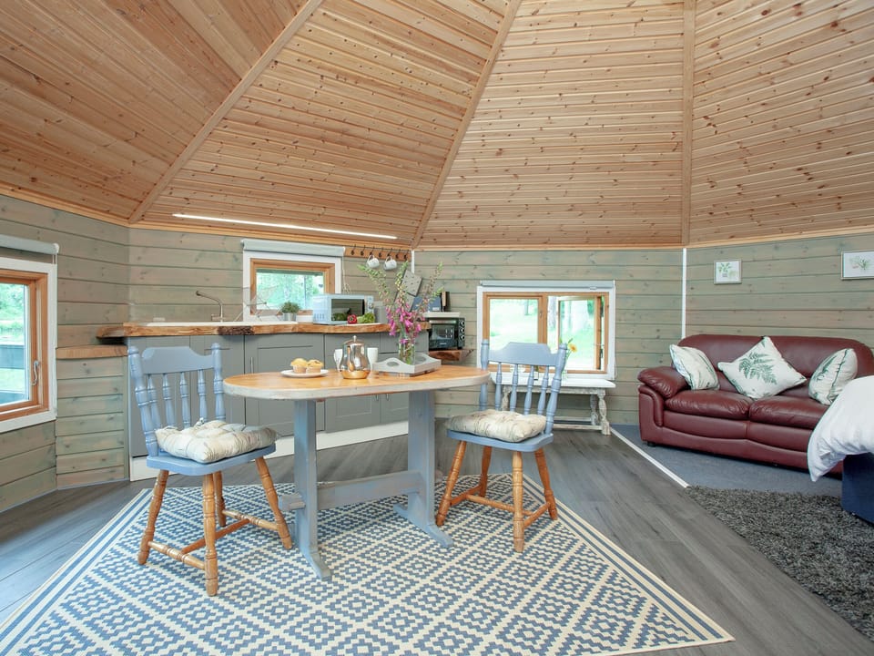 Open plan living space | Mallard Roundhouse - Ponsford Ponds, Knowle, near Cullompton