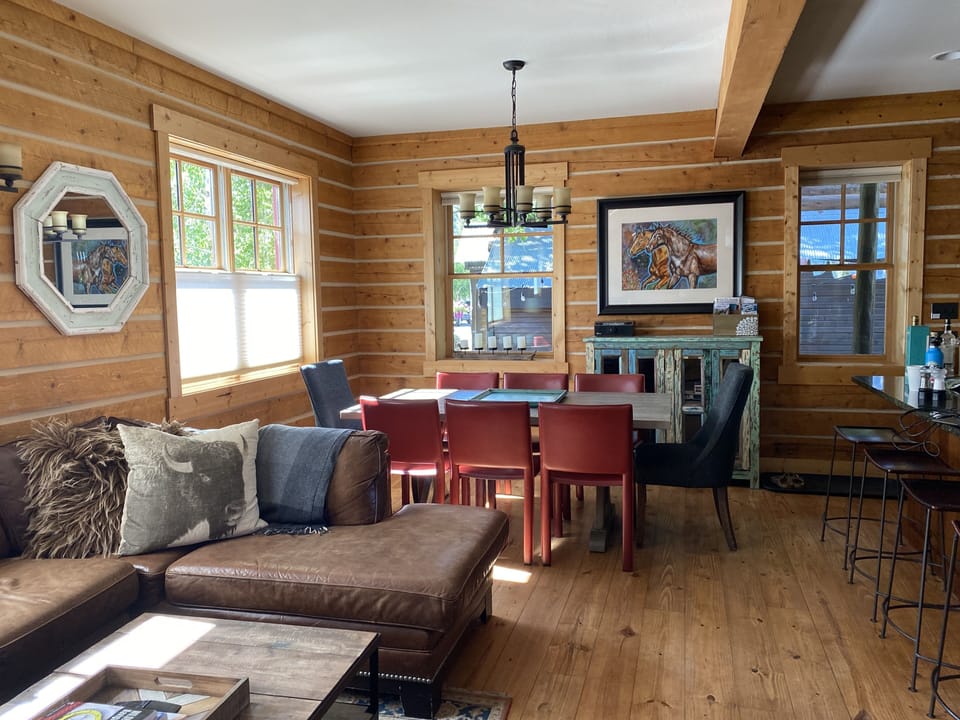 Main room view towards dining area