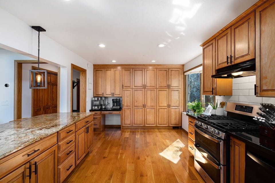 Kitchen with coffee station