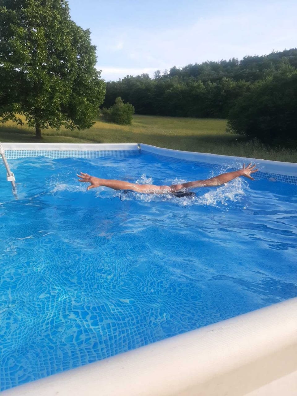 Swimming pool for adults and children