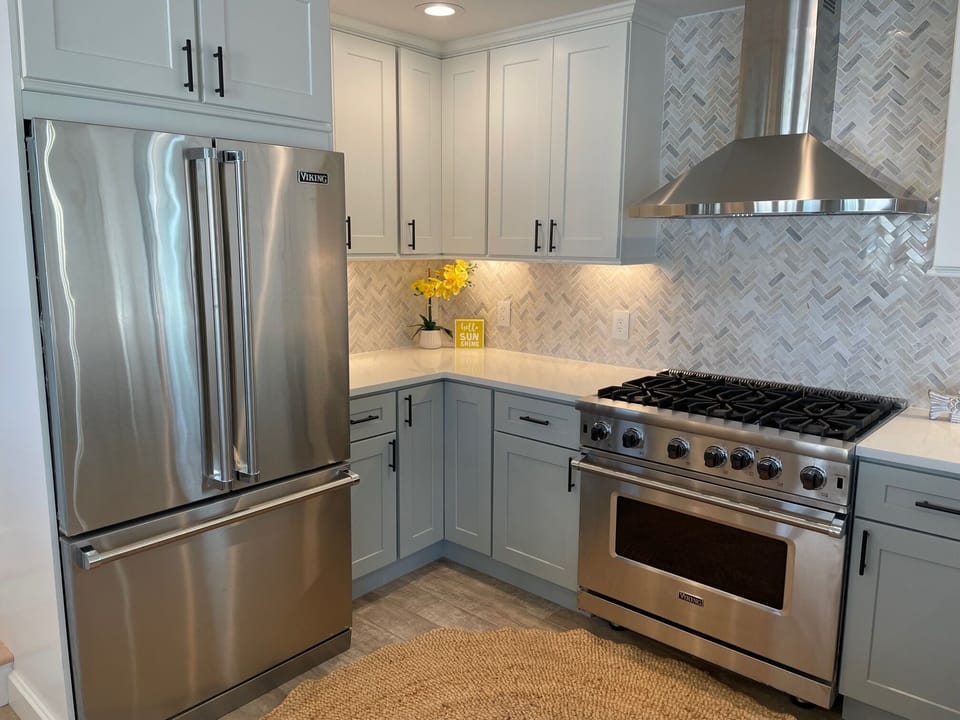 kitchen with Viking appliances