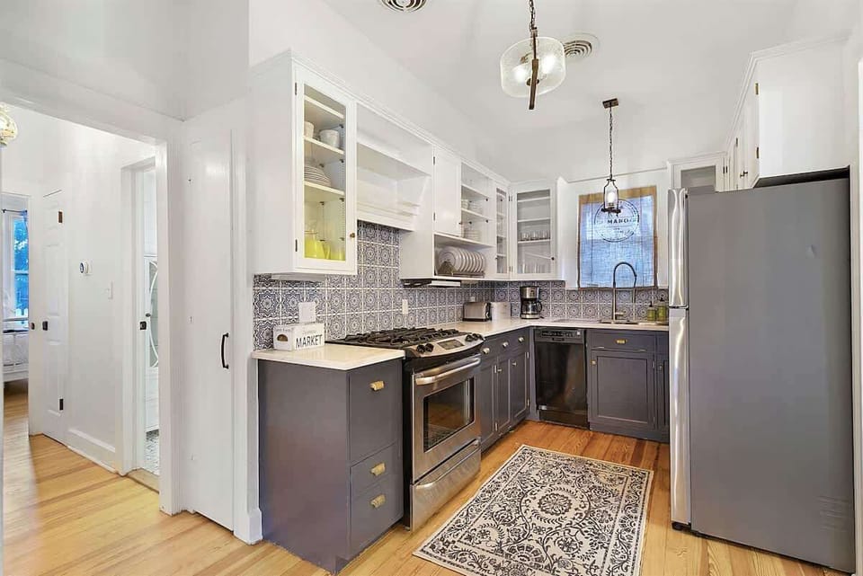 Our stainless steel kitchen is fully equipped with everything you need for your family cook outs!