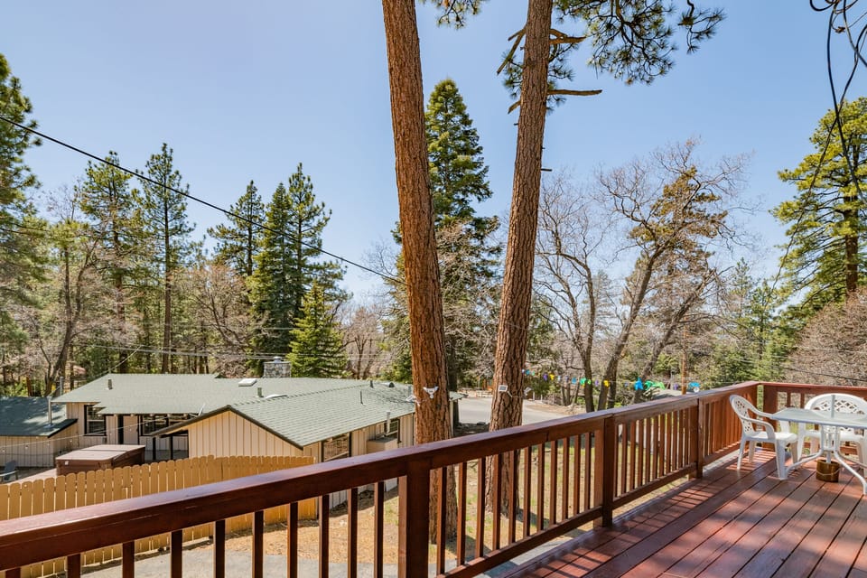 Upstairs' Balcony over looking Moonridge. (access via bedroom 1)