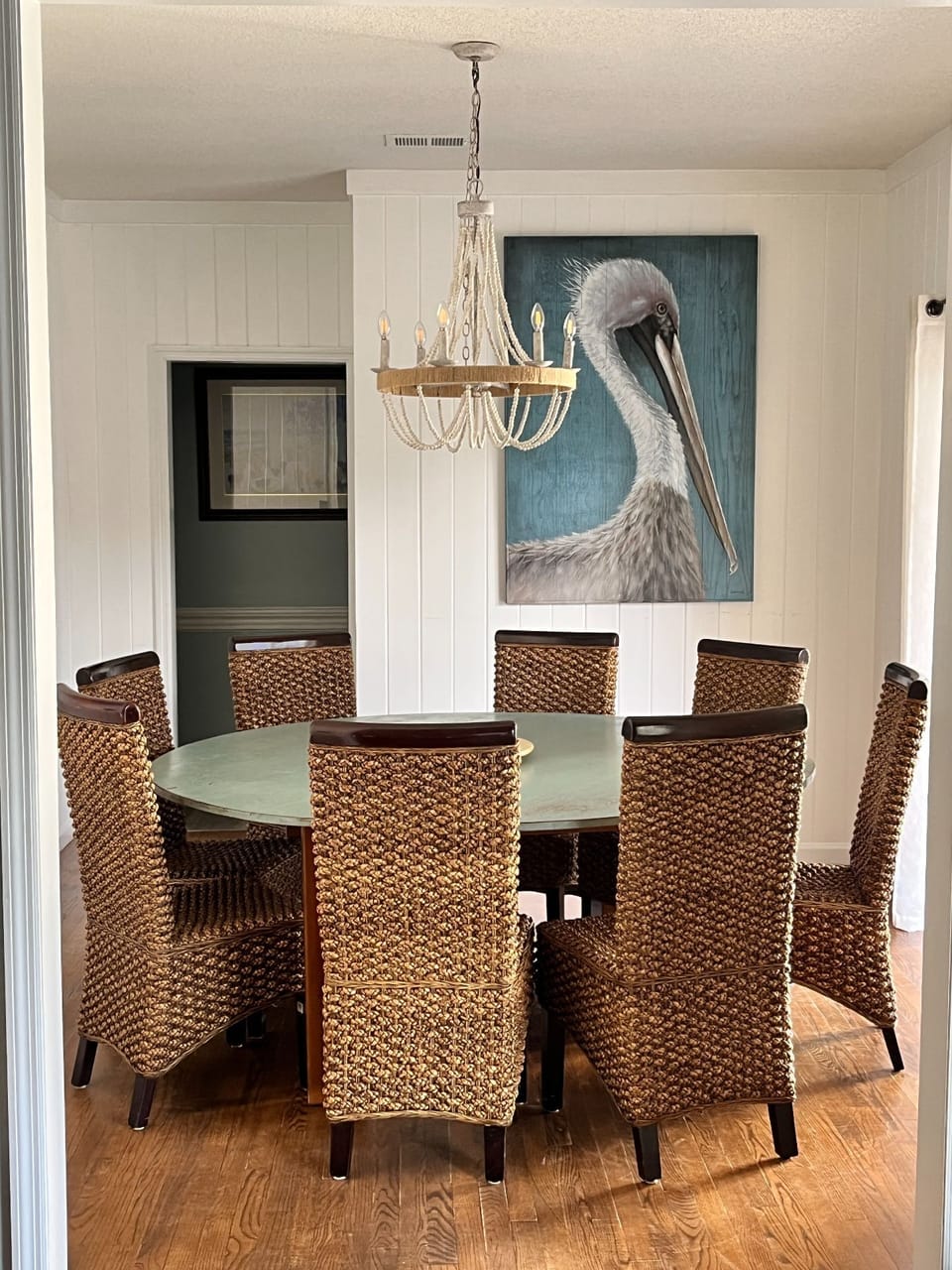 Dining table seats 6-8