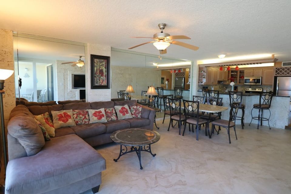 St Augustine Oceanfront Condos living room