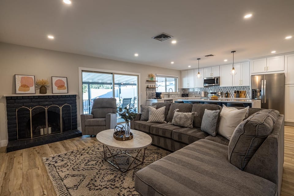 A modern living room