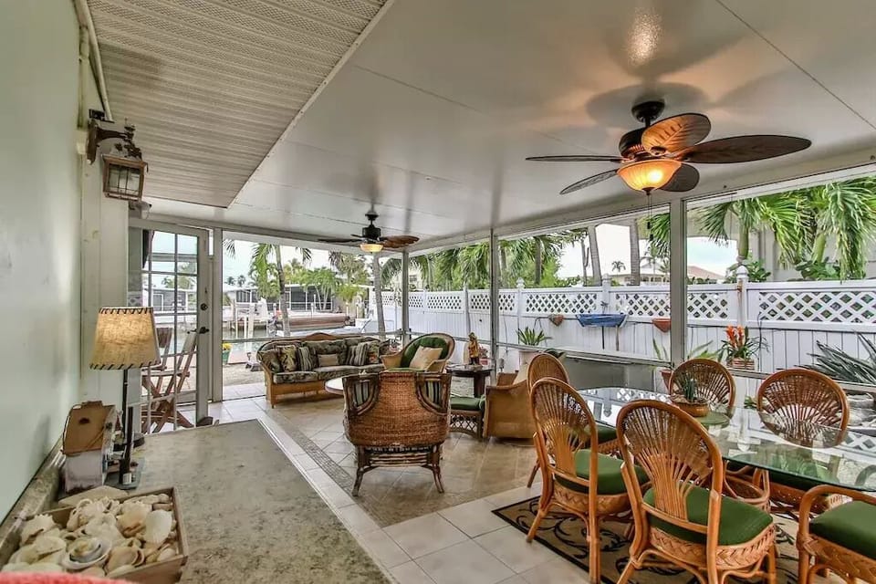 Relax in the Huge Wrap Around Porch Overlooking the Canal!