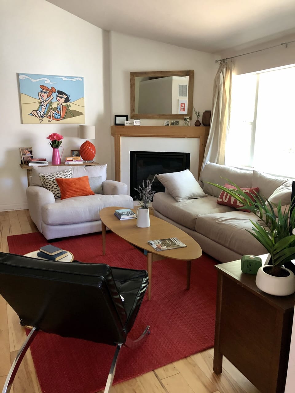 Fun, spacious living room