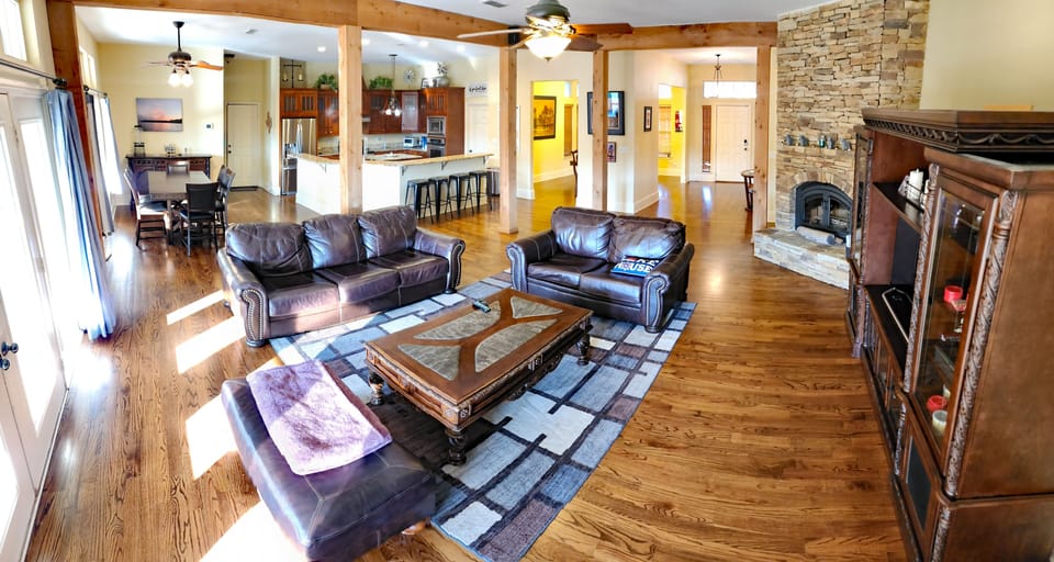 Open concept family room 