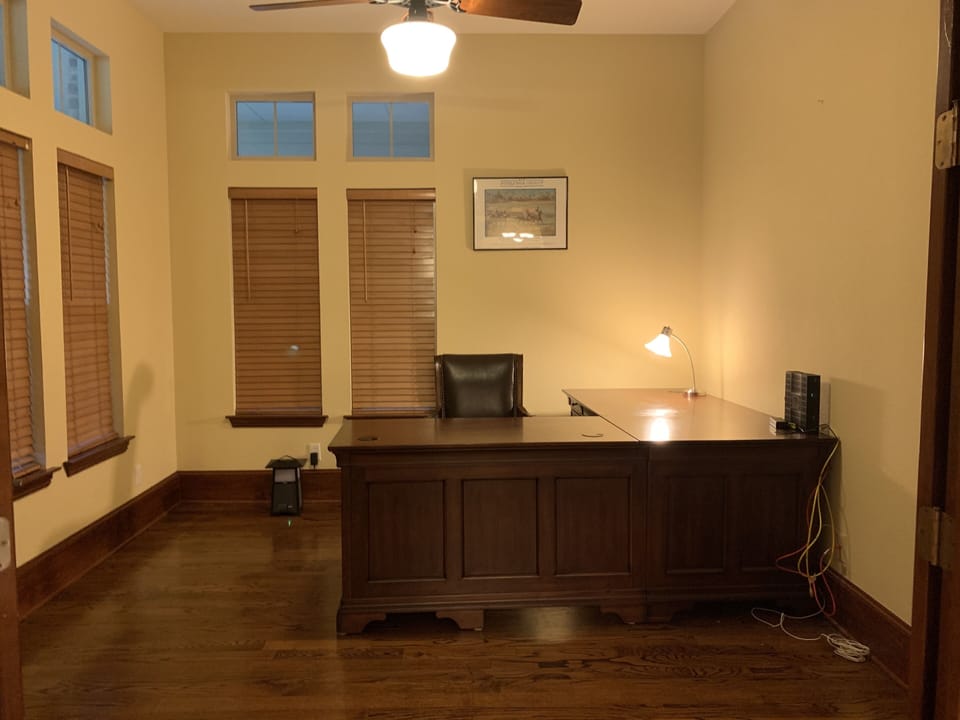 Quiet, private office with high-speed wifi for any last minute work need