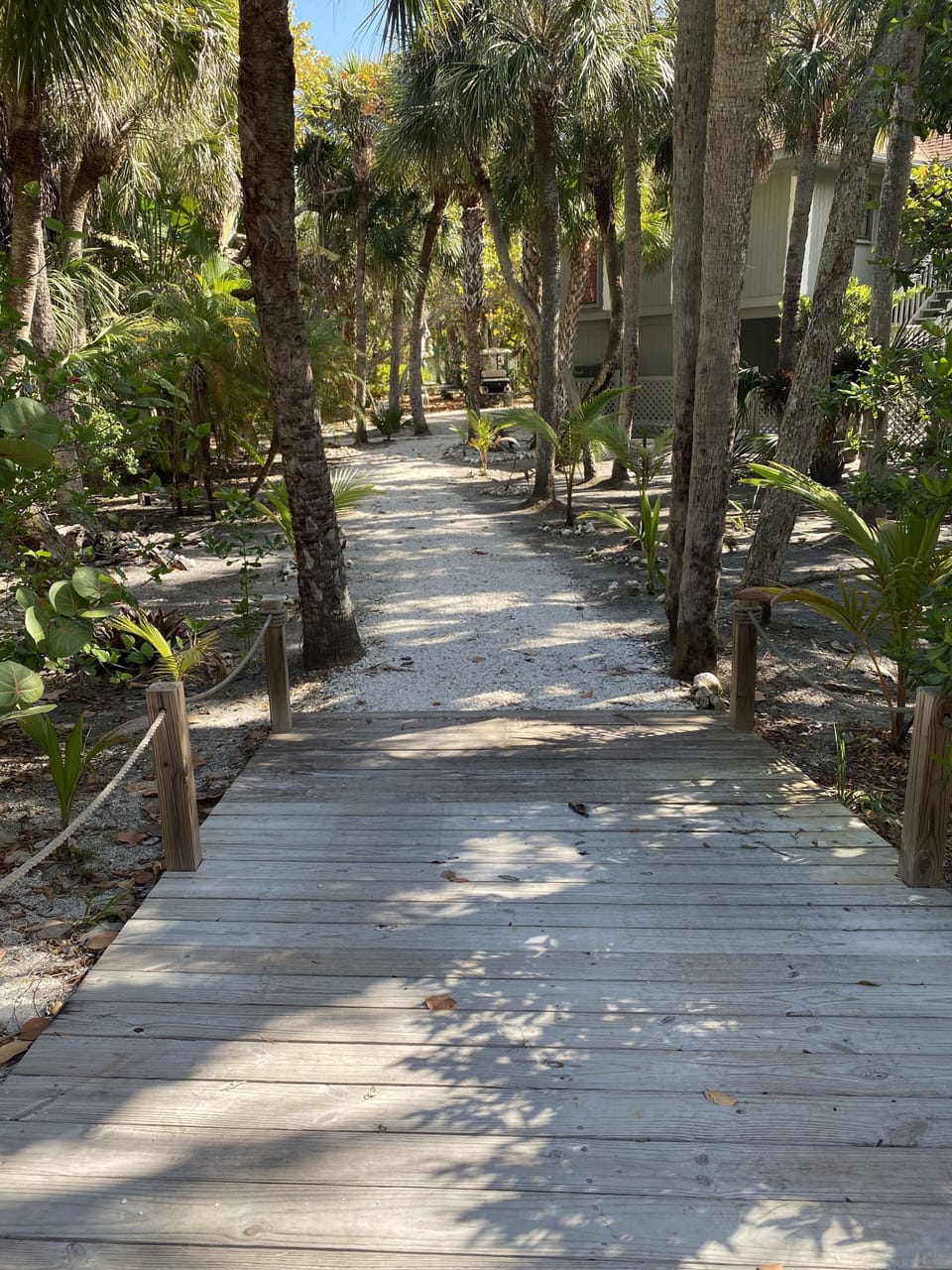 Private drive with wood bridge entrance to Big Water Hideaway 
