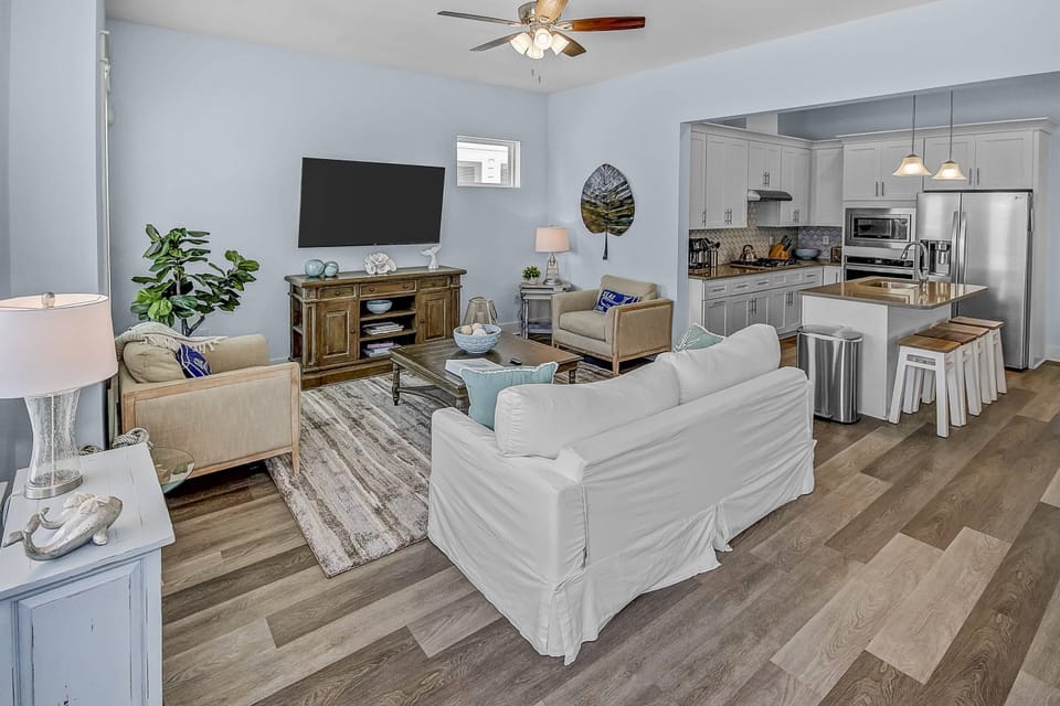 Open concept living area