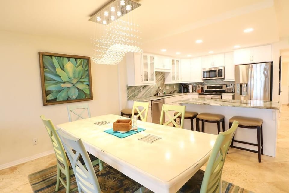 St. Augustine Ocean View Rentals Dining Room
