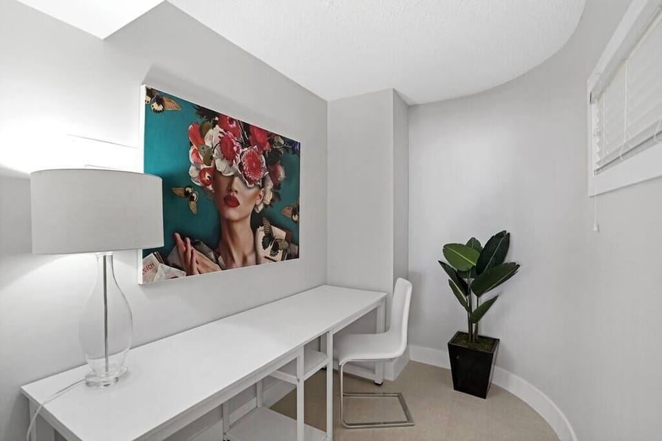 Private office off kitchen