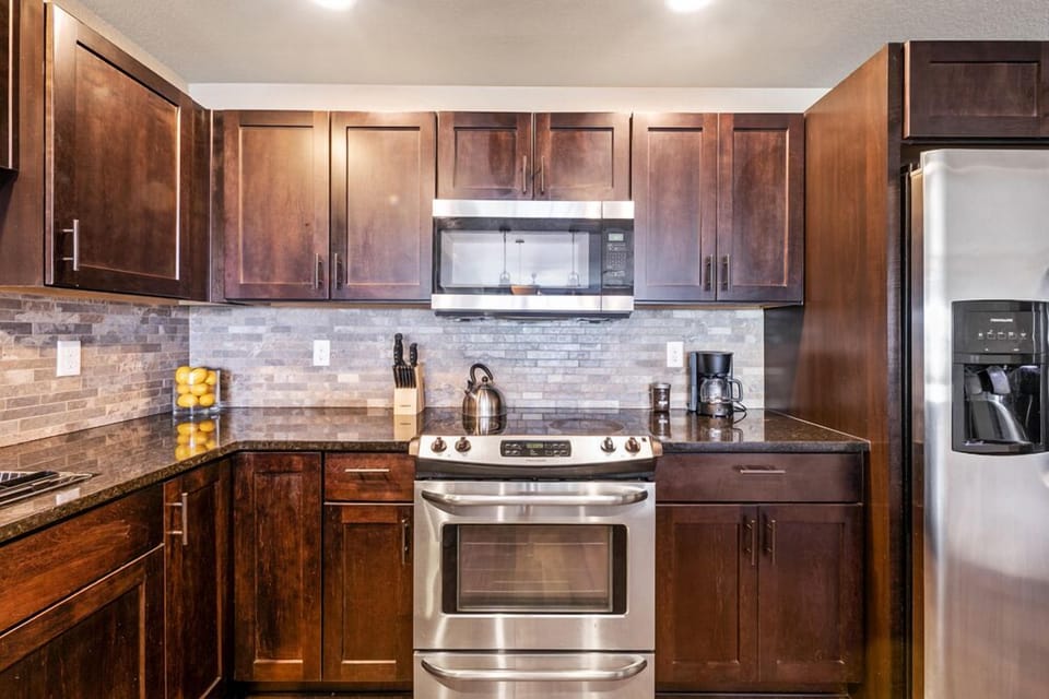 Large Kitchen with Essential Cooking Items