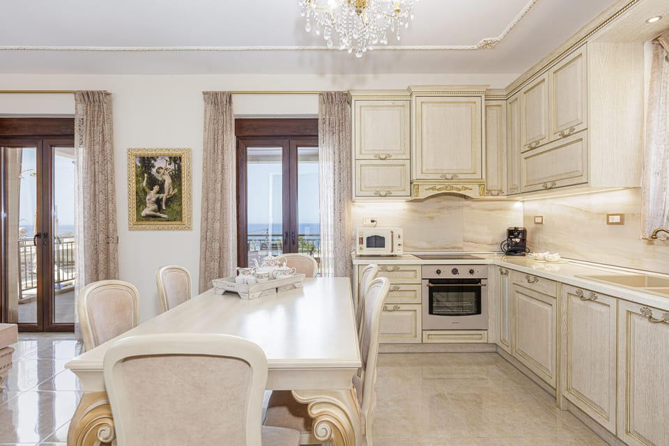 A fully equipped kitchen for culinary wonders.