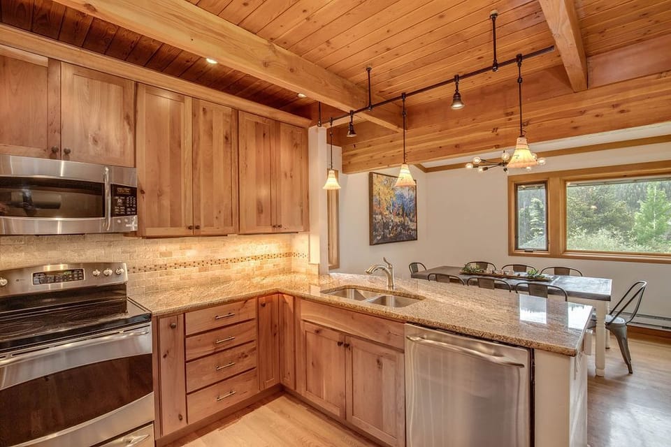 View of kitchen toward dining room