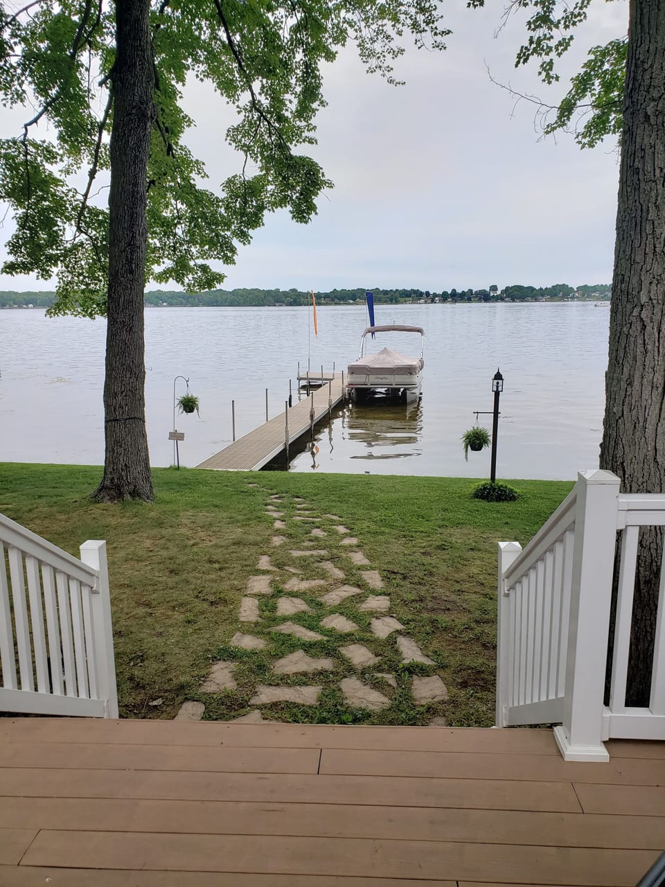 View from deck