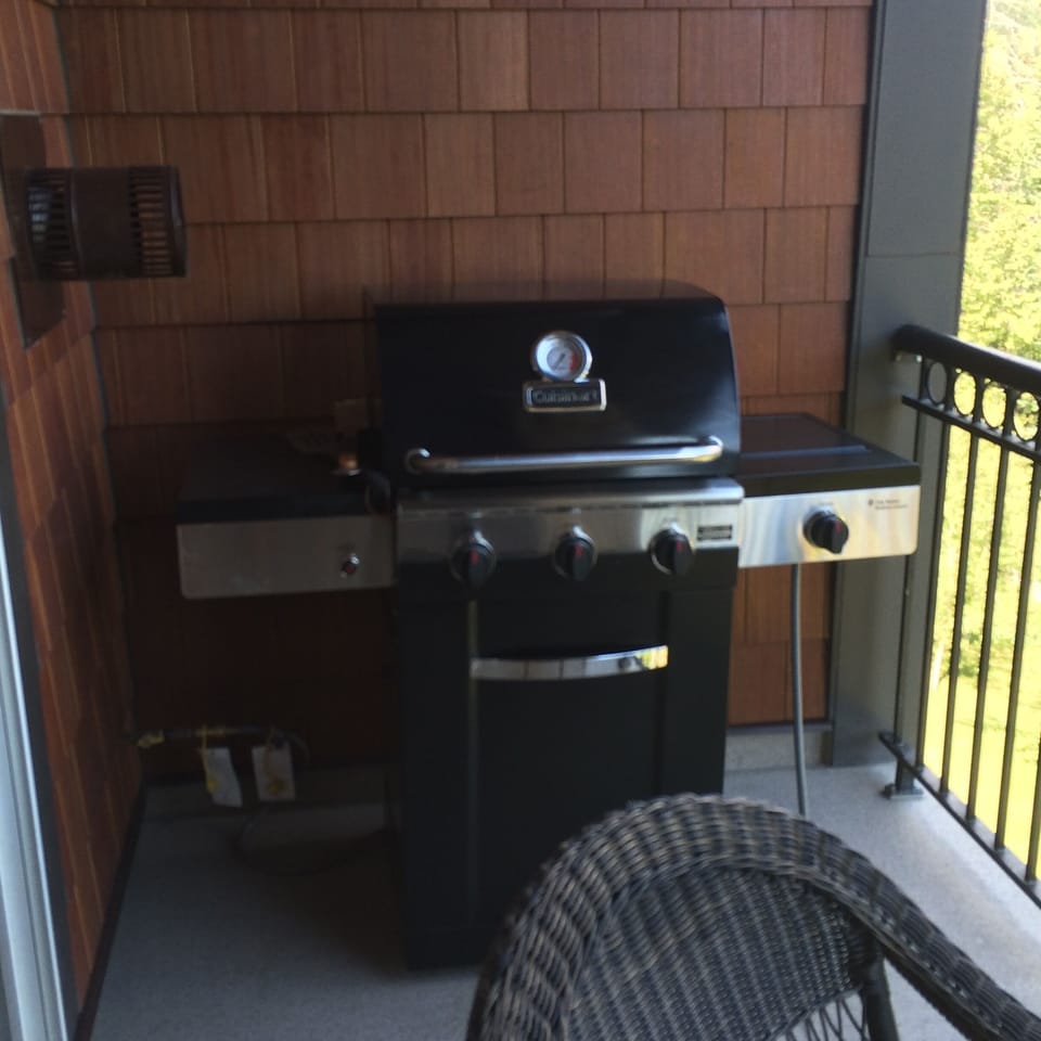 Patio with Natural Gas BBQ.