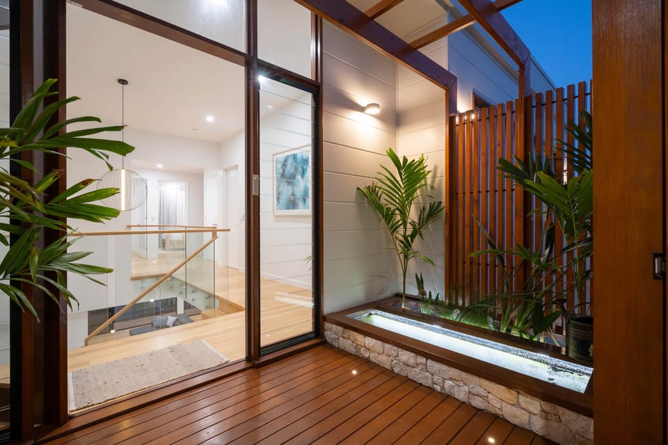 Secure Portico Entrance