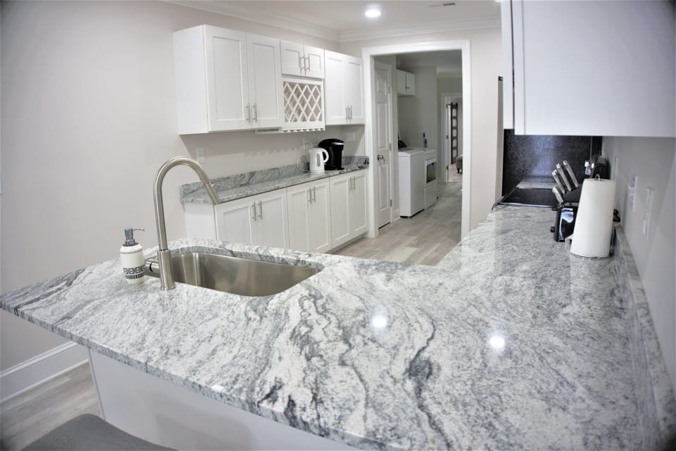 L shaped kitchen