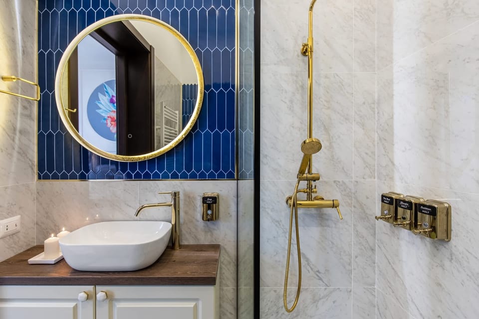 Our bathrooms have all you need supplies specially designed for us!