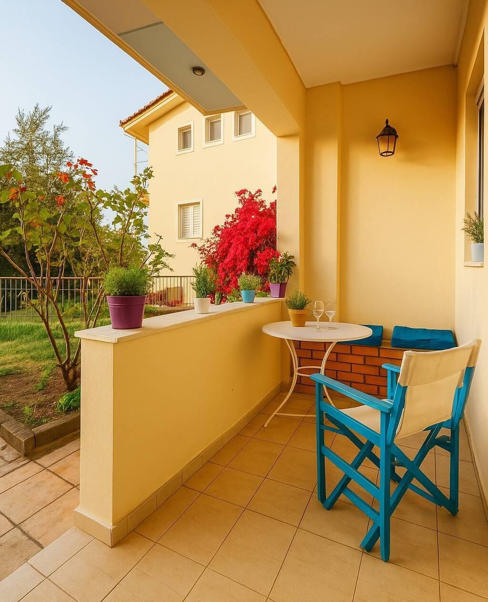 A charming space perfect for meals or a glass of wine.