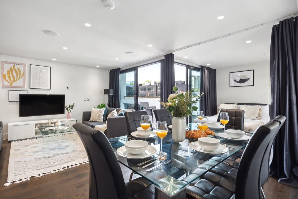 The dining area