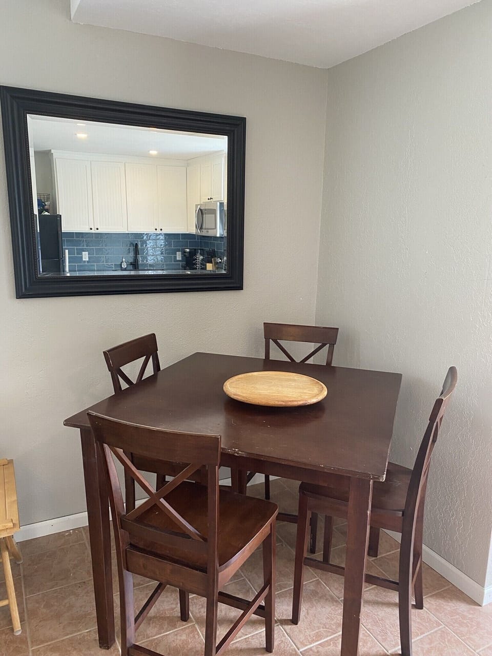 Table with seating for four.